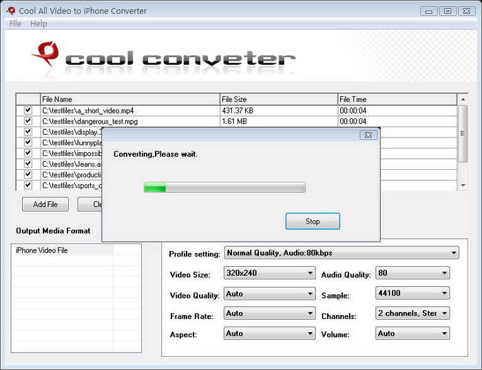 Cool All Video to iPhone Converter