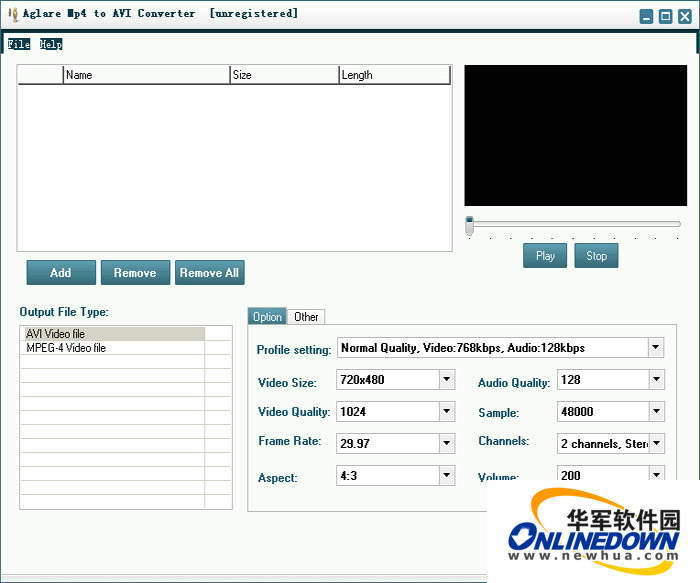 Aglare Mp4 to AVI Converter