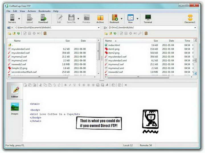 CoffeeCup Free FTP