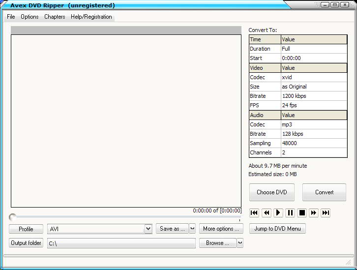 Avex DVD Ripper