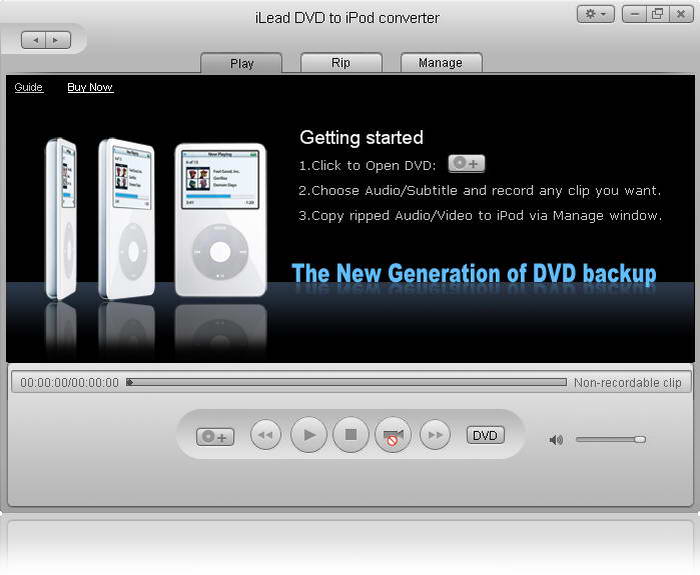 iLead DVD to iPod converter