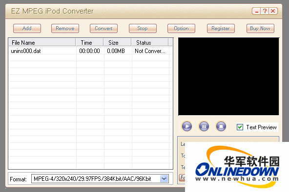 EZ MPEG To iPod Converter