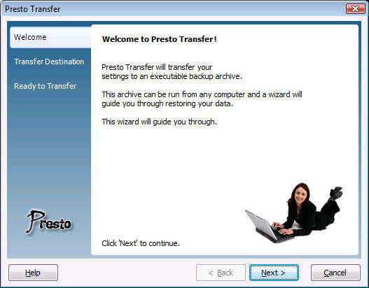 Presto Transfer QuickBooks