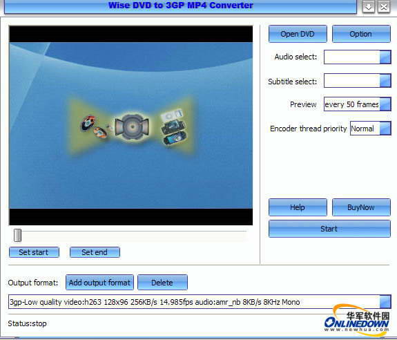 Wise DVD To 3GP MP4 Converter