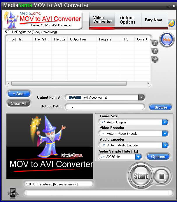 MediaSanta MOV to AVI Converter