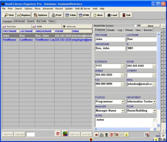 Employee Phone Directory Organizer Pro