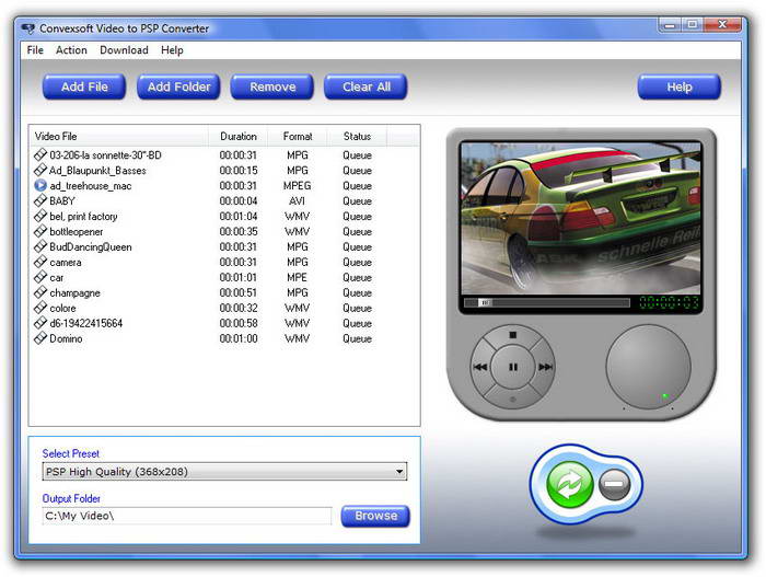 Convexsoft Video PSP Converter