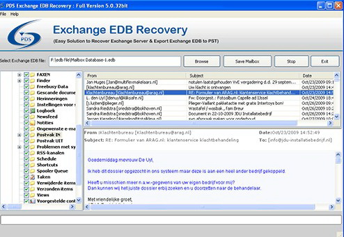 Convert Public Folder EDB to PST Outlook