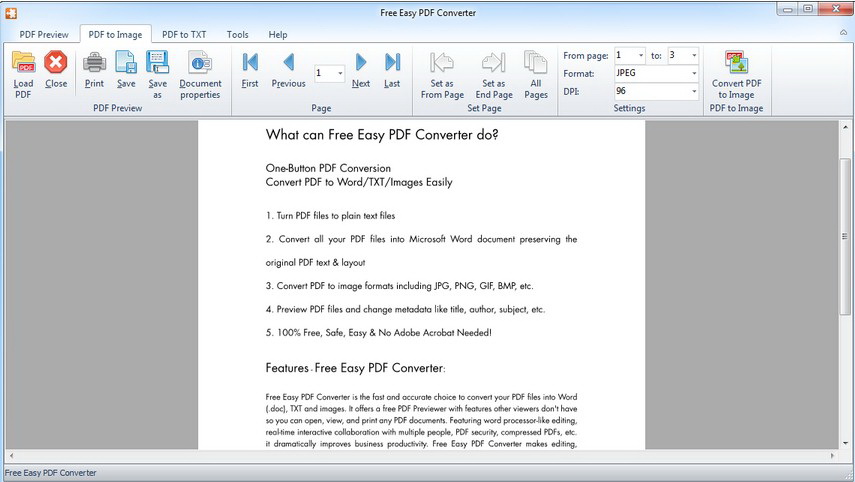 Free Easy PDF Converter