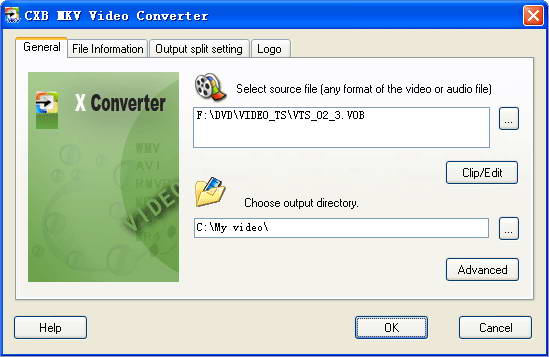 CXB MKV Video Converter