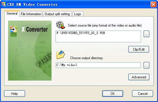 CXB RM Video Converter