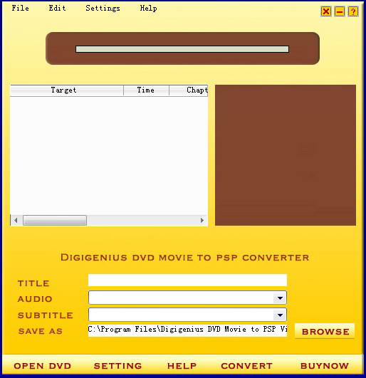 Digigenius DVD to PSP Converter