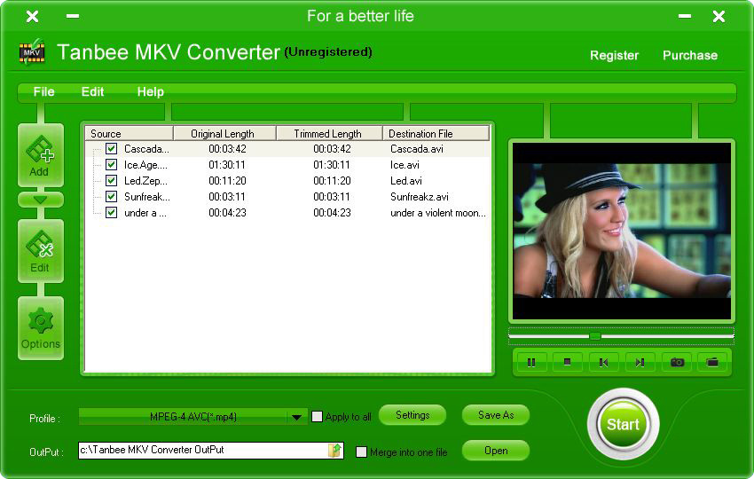 Tanbee DVD to Zune Converter