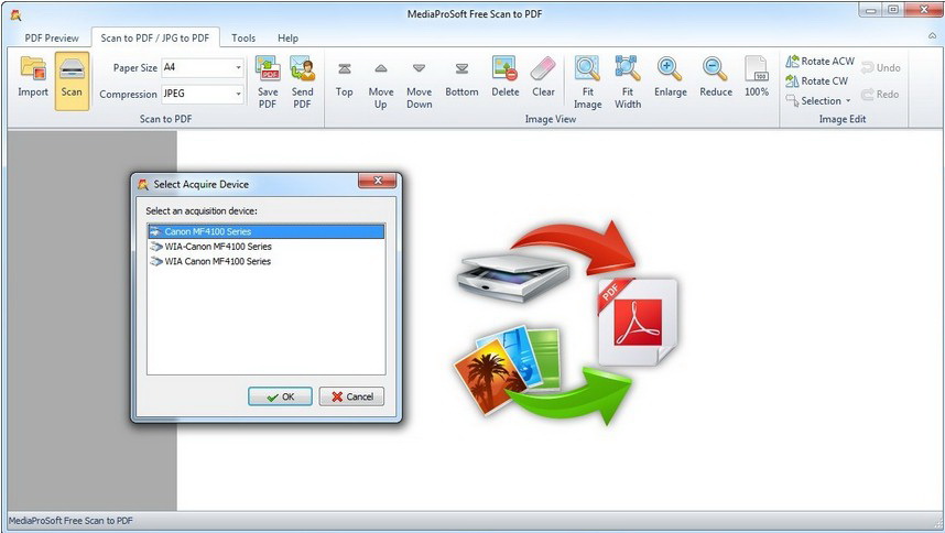 MediaProSoft Free Scan to PDF