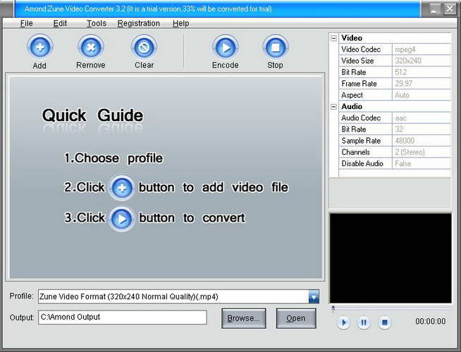 Amond Zune Video Converter