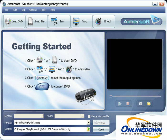 Aimersoft DVD to PSP Converter