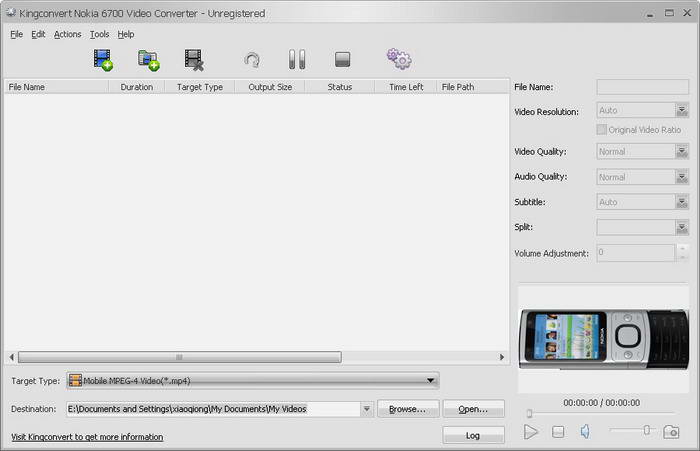 KingConvert Nokia 6700 Video Converter