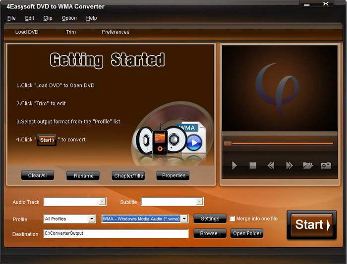 4Easysoft DVD to WMA Converter