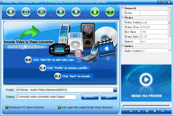 Amadis Video Converter Suite