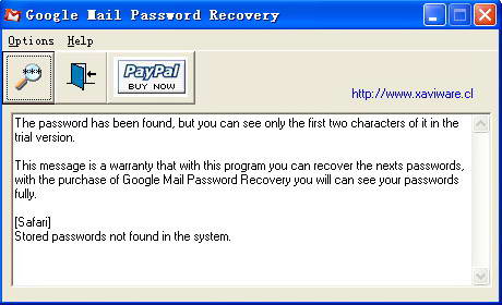 Google Mail Password Recovery