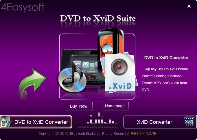 4Easysoft DVD to XviD Suite