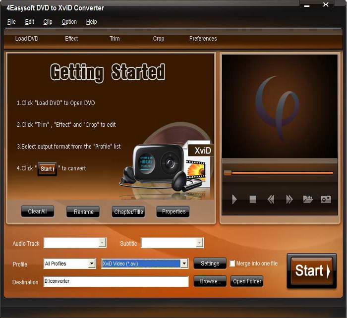 4Easysoft DVD to XviD Converter