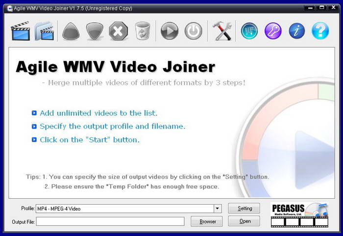 Agile WMV Video Joiner