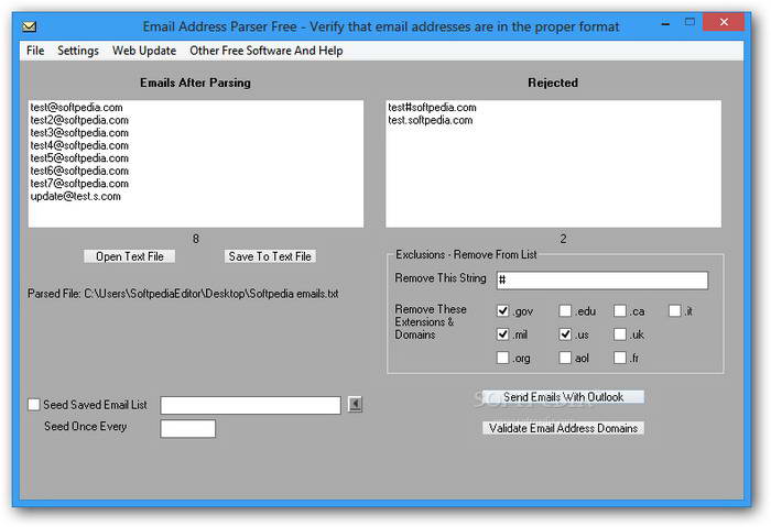 Email Address Parser