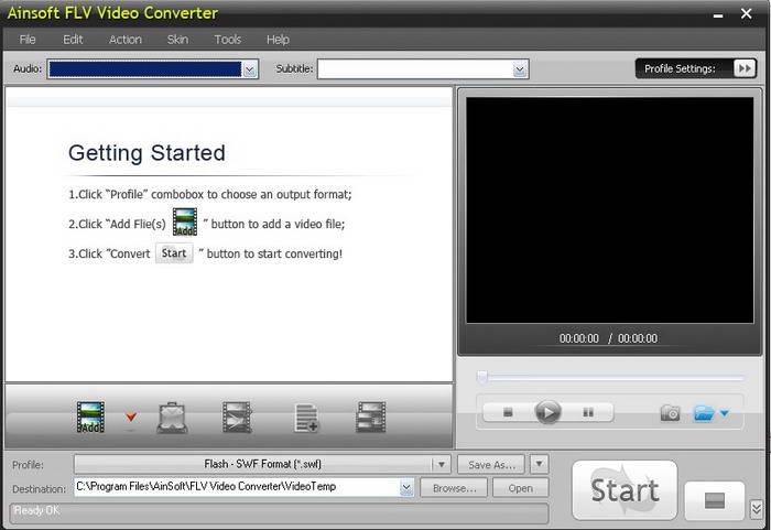 AinSoft FLV Video Converter