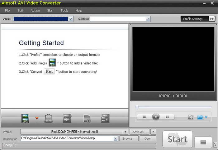 AinSoft AVI Video Converter