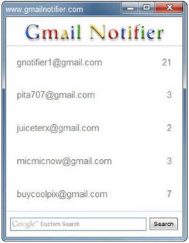 Gmail Notifier Portable