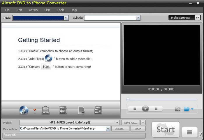 Ainsoft DVD to iPhone Converter