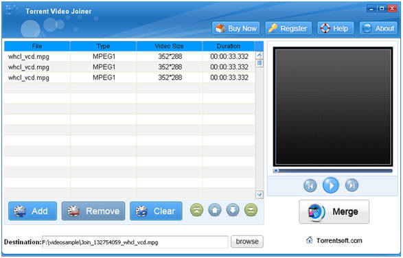 Torrent WMV Video Joiner