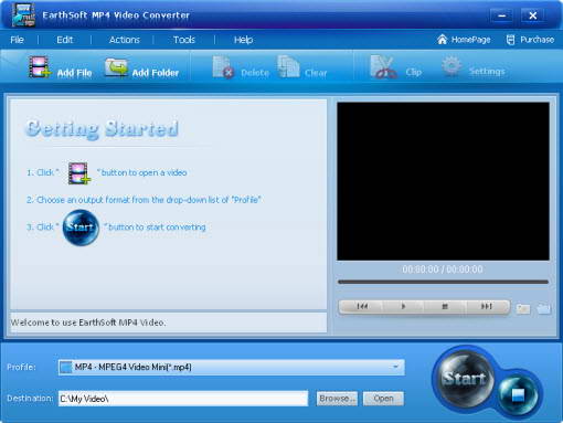 EarthSoft MP4 Video Converter