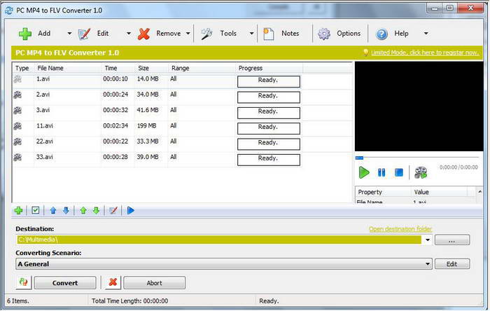 PC MP4 to FLV Converter