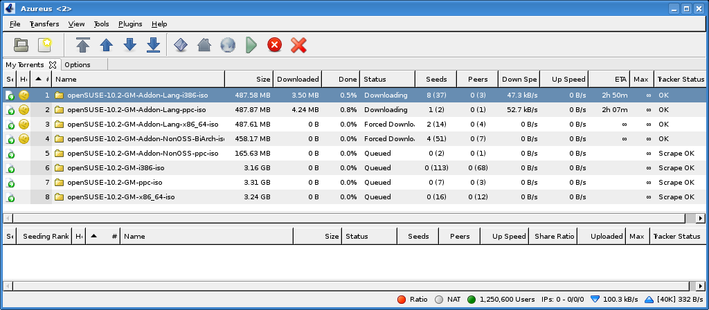 Azureus for Linux