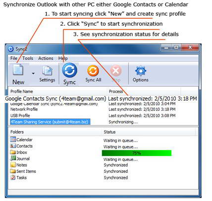 Sync2 for Outlook