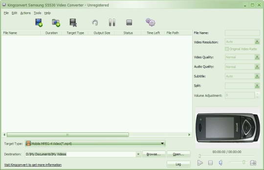 KingConvert Samsung S5530 Video Converter