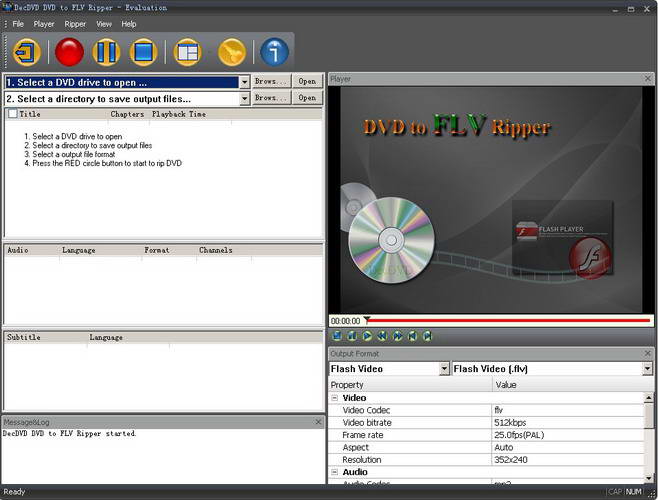 DecDVD DVD to FLV Ripper