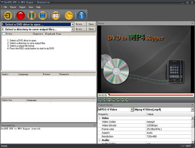 DecDVD DVD to MP4 Ripper