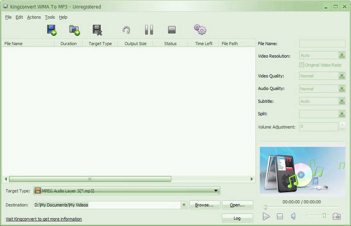 KingConvert WMA To MP3