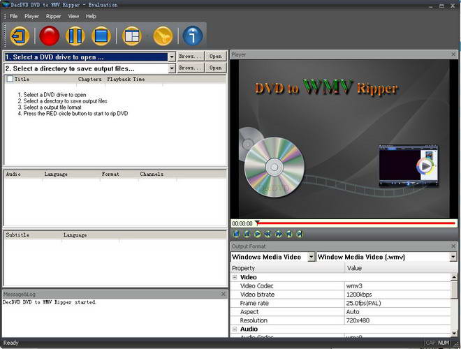 DecDVD DVD to WMV Ripper