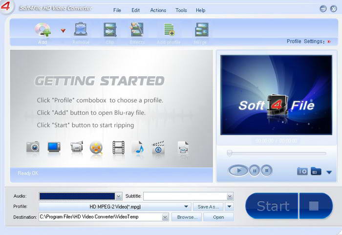 Soft4File HD Video Converter