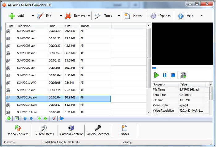 A1 WMV to MP4 Converter