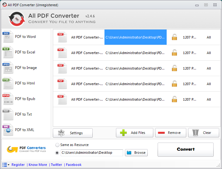 All PDF Converter 全能PDF转换器