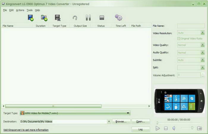 LG E900 Optimus 7 Video Converter