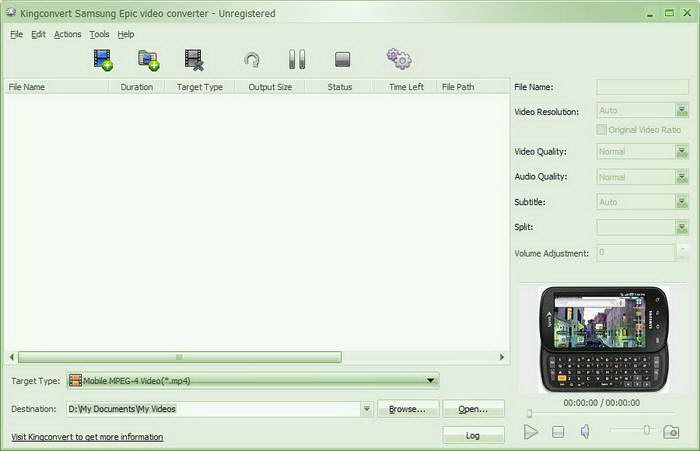 Samsung Epic Video Converter