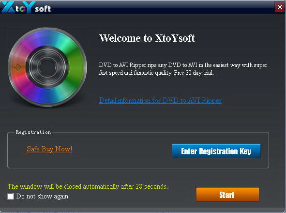 XtoYsoft DVD to AVI Ripper