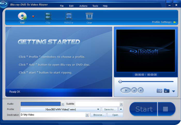 iToolSoft Blu-ray DVD to Video Ripper