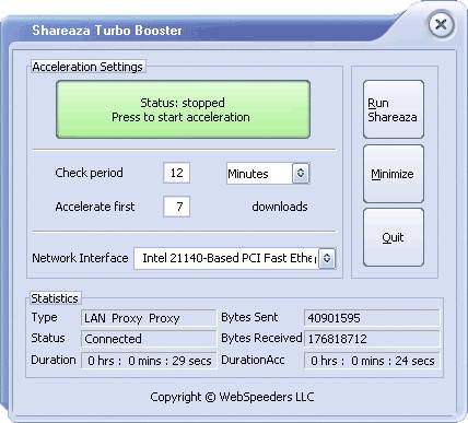 Shareaza Turbo Booster